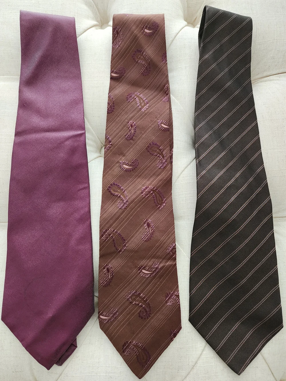 Banana Republic Brown Tie with Nordstrom Robert Talbot And Zanzara Tie
